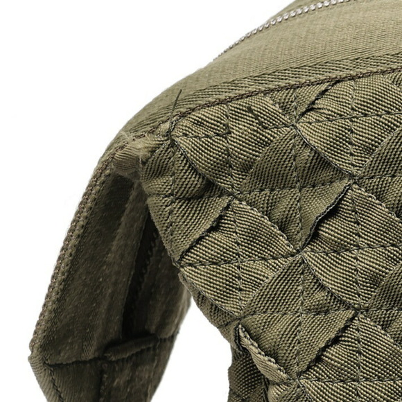 Bottega Veneta Webbing Intrecciato Backpack Rucksack 658972 Nylon Khaki S-159664 - Picture 6 of 9